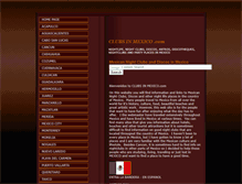 Tablet Screenshot of clubsinmexico.com